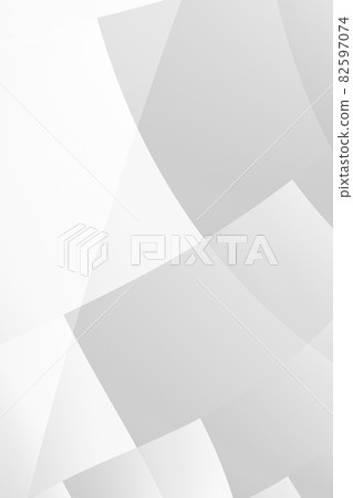 Monochrome simple abstract volumetric business background , black and white technologic futuristic cover, 3D illustration, 3D rendering 82597074