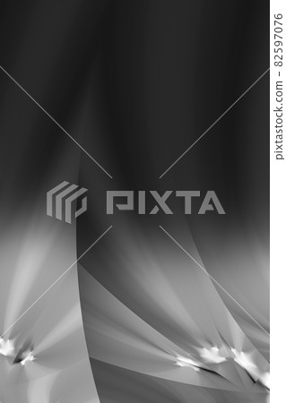 Monochrome simple abstract volumetric business background , black and white technologic futuristic cover, 3D illustration, 3D rendering 82597076