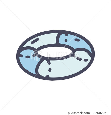 torus color vector doodle simple icon design 82602040