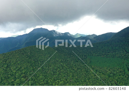 島原半島雲仙山山景鳥瞰圖 82603148