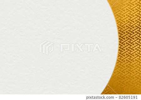 Japanese pattern illustration material Background material Japanese paper Paper Abstract abstract Luxury gorgeous golden Saaya pattern 82605191