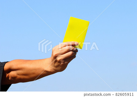 黃牌 紅牌 足球裁判 裁判 Jatch 裁判 警告犯規 82605911