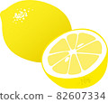 Simple lemon illustration 82607334