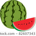 watermelon illustration 82607343