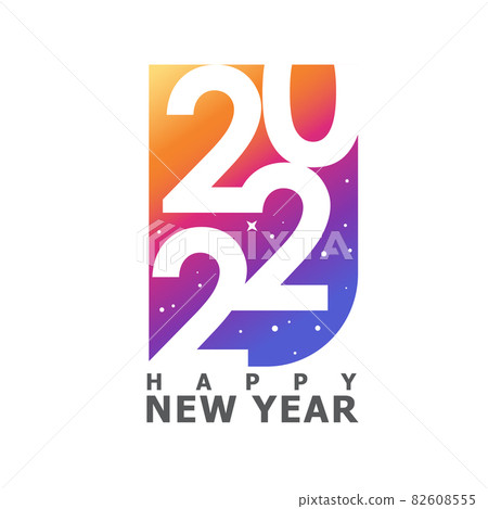 colorful Happy new year design 2022 vector colorful Happy new year design 2022 vector 82608555