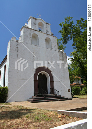 Small Historic Catholic Church in Crockett Texas 82609613