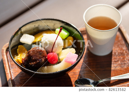 Image of cream anmitsu Image of cream anmitsu 82613582