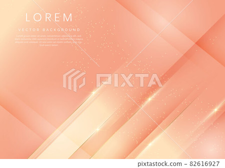 Abstract template soft yellow and orange gradient geometric diagonal with golden lines sparkle. Luxury modern. Abstract template soft yellow and orange gradient geometric diagonal with golden lines sparkle. Luxury modern. 82616927