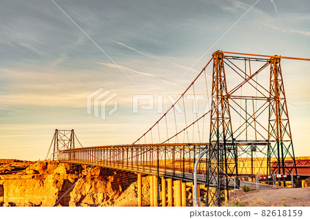 美國西部的舊鐵路橋 美國西部的舊鐵路橋 82618159