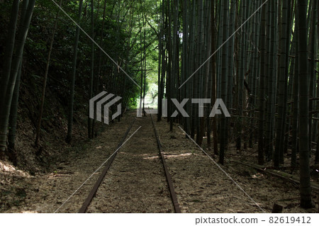 Tottori four seasons walk autumn Kurayoshi abandoned railway trace Tottori four seasons walk autumn Kurayoshi abandoned railway trace 82619412