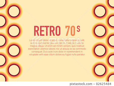 70s, 1970 abstract vector stock retro lines background. Vector illustration 70s, 1970 abstract vector stock retro lines background. Vector illustration 82625484