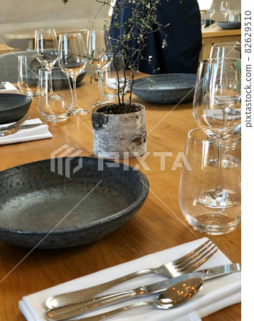 Restaurant table set Restaurant table set 82629510