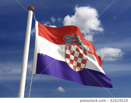 Croatia flag (with clipping path) Croatia flag (with clipping path) 82629520