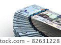 Stack of Saudi Arabian Riyals 82631228