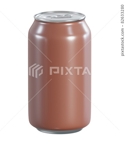 Realistic 3D illustration of the Cappuccino or Caffe Cappuccino coffee drink can isolated on white 82633280