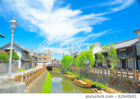 千葉縣香取市佐原市 美麗的舊風景 82640691