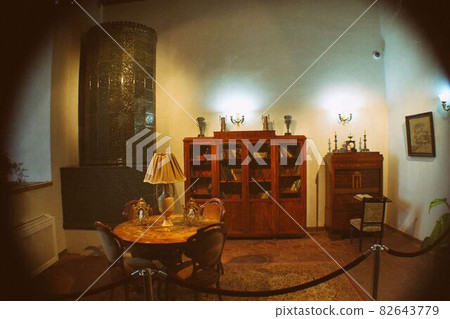 Decoration of a room in the castle of the Radziwills in the Nesvizh castle 82643779