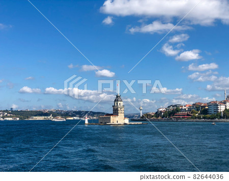 The Maiden's Tower also known as Leander's Tower on Bosphorus sea in Istanbul in Turkey The Maiden's Tower also known as Leander's Tower on Bosphorus sea in Istanbul in Turkey 82644036