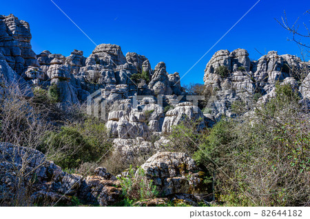 El Torcal de Antequera, Andalusia, Spain, near Antequera, province Malaga. 82644182