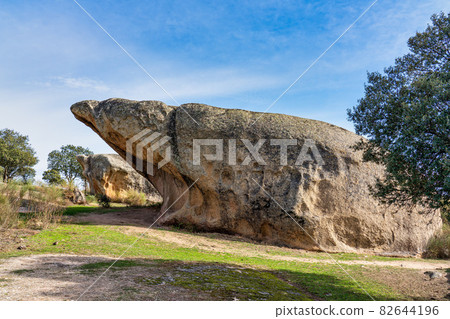 Los Barruecos Natural Monument, Malpartida de Caceres, Extremadura, Spain. Los Barruecos Natural Monument, Malpartida de Caceres, Extremadura, Spain. 82644196