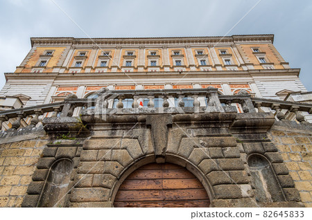 The facade of Villa Farnese in Caprarola The facade of Villa Farnese in Caprarola 82645833