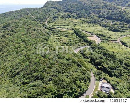 長門市龍宮潮附近的沿海道路 82651517