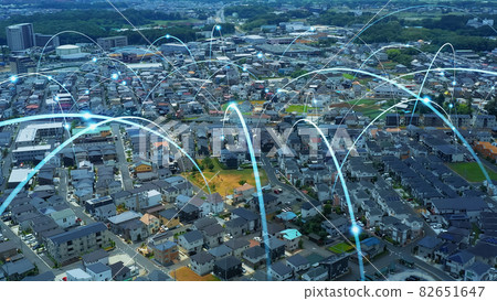 城市和網絡 住宅區 城市和網絡 住宅區 82651647
