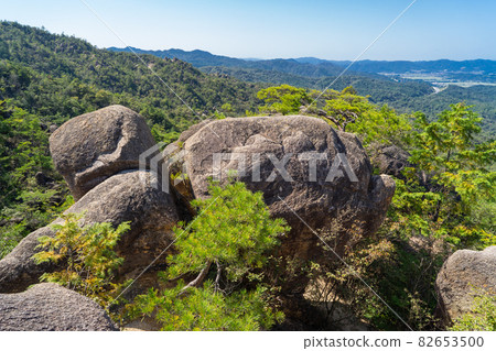 北見峰頂線的岩岩隆(金所阿爾卑斯山) 北見峰頂線的岩岩隆(金所阿爾卑斯山) 82653500