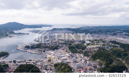 《Kesennuma City, Miyagi Prefecture》 View from Anbasan 82653529