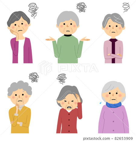 Senior women in trouble 82653909