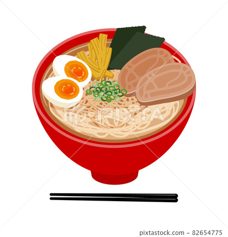 Ramen illustration: Ramen illustration Ramen illustration: Ramen illustration 82654775