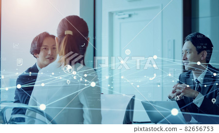 Business network Business network 82656753