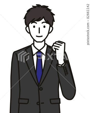 20 多歲和 30 多歲的男人穿著膽量擺出西裝 82661142