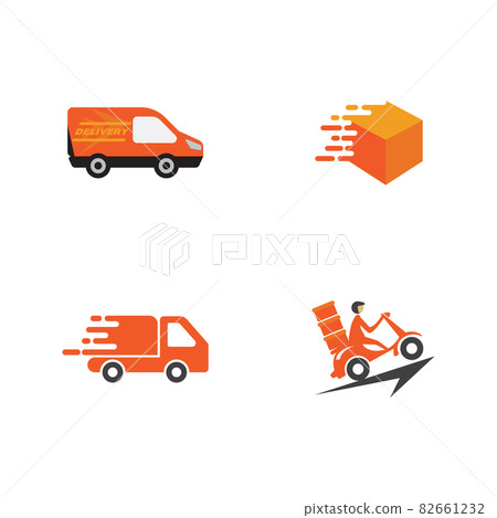 Fast shipping delivery truck 82661232