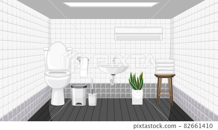Bathroom interior design with furniture Bathroom interior design with furniture 82661410
