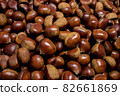 Nuts Chestnuts (Al chestnuts, Raw Chestnuts) Food Background Photo, Autumn Background 82661869