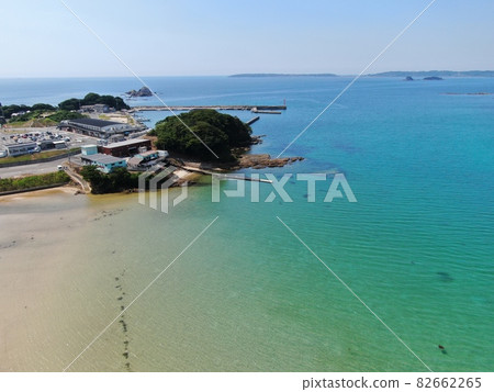 Road Station Kitaura Kaido Toyoku度假海灘的鳥瞰圖 82662265