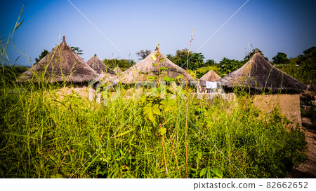 Traditional Ewe people village , Tatale region , Togo 82662652