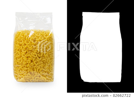 Transparent plastic pasta bag elbows Transparent plastic pasta bag elbows 82662722