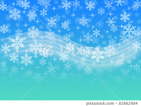 Snow crystal background material 82662984
