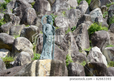 Kannonshoji Temple Masonry and Kannon Bodhisattva Omihachiman City, Shiga Prefecture 82663393