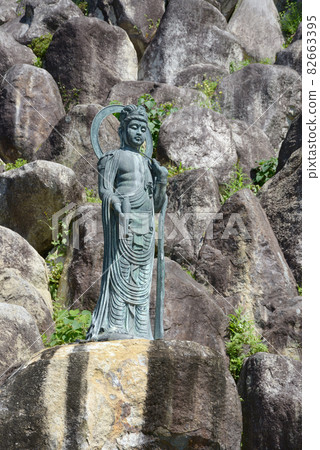 Kannonshoji Temple Masonry and Kannon Bodhisattva Omihachiman City, Shiga Prefecture 82663395