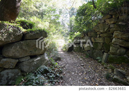 Kannonji Castle Ruins Ishigaki Omihachiman City, Shiga Prefecture 82663681