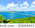 Scenery from Miyakojima, Okinawa Prefecture, Kuruma Ohashi Observatory 82664603