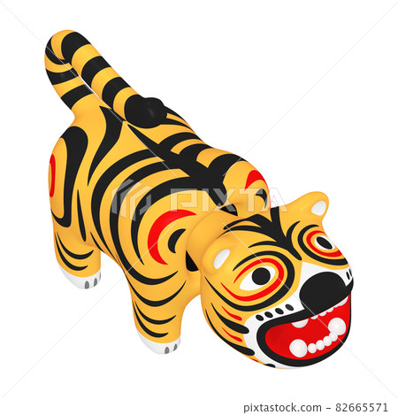 生肖插畫素材虎年虎搖擺娃娃(1_2) 生肖插畫素材虎年虎搖擺娃娃(1_2) 82665571