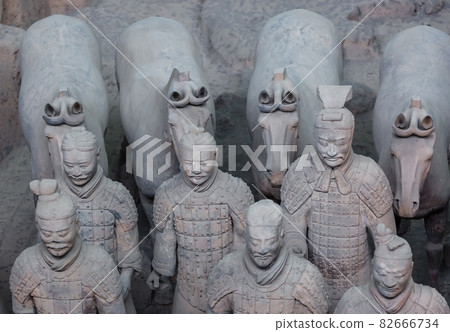 Warriors of famous Terracotta Army in Xian China Warriors of famous Terracotta Army in Xian China 82666734