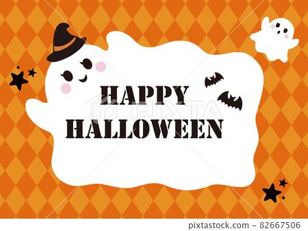 萬聖節萬聖節十月鬼怪框架複製空間背景插圖素材 插圖素材 圖庫