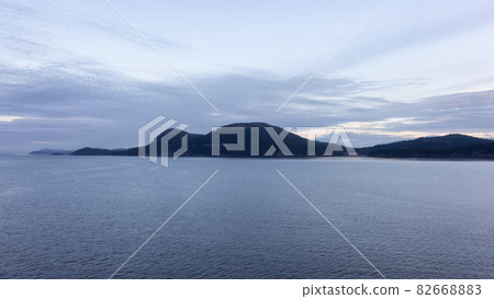 Gulf Islands on the West Coast of Pacific Ocean. Gulf Islands on the West Coast of Pacific Ocean. 82668883