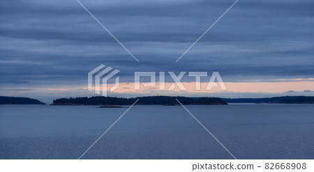 Gulf Islands on the West Coast of Pacific Ocean. Gulf Islands on the West Coast of Pacific Ocean. 82668908