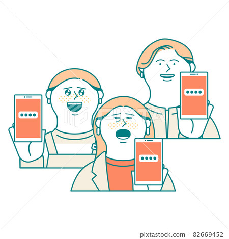 Women using smartphones Women using smartphones 82669452